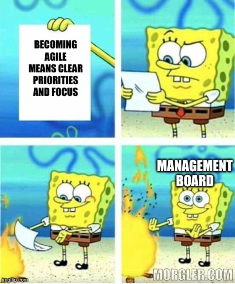 Why do some management boards think agility wouldn‘t affect them?